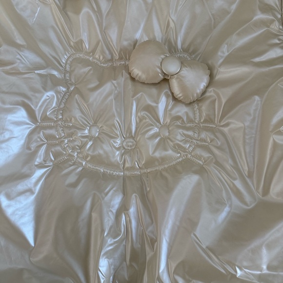 Forever 21  Hello Kitty Shiny Cream Puffer Jacket - Picture 3 of 6